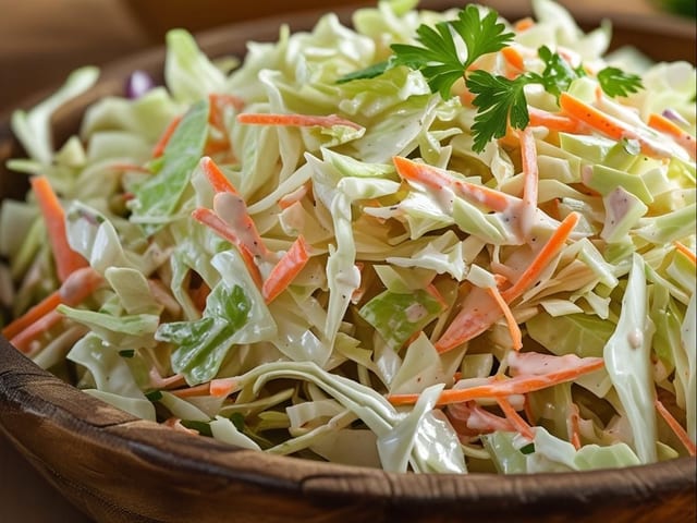 Salad - Coleslaw.