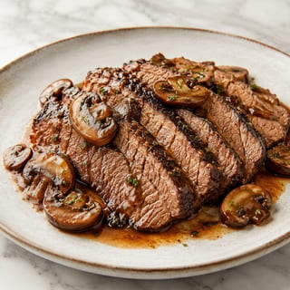 Main Dish - Brisket Beef w/ Mushroom Sauce Per Lb